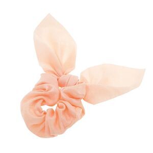Solid Rabbit Ears Hair Ties Apricot Pink